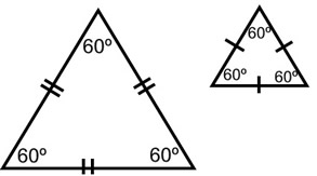 equilateral triangles